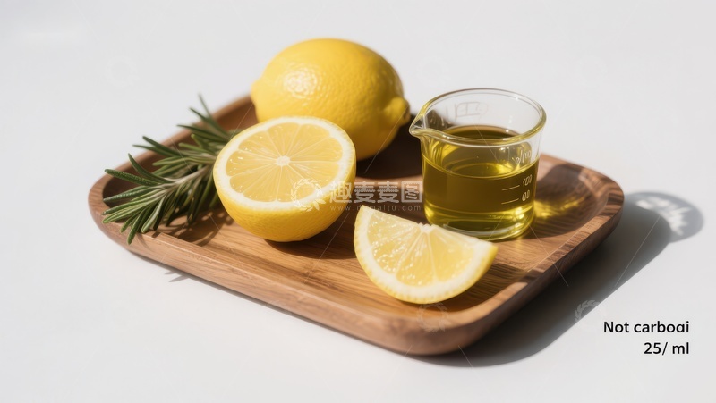 高清大图下载【趣麦麦图】柠檬与橄榄油的清新组合