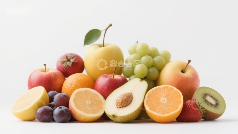 高清大图下载【趣麦麦图】新鲜水果组合展示