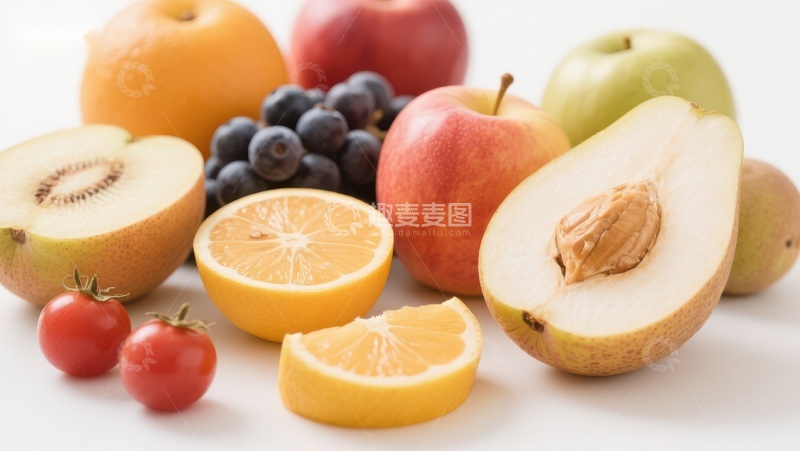 高清大图下载【趣麦麦图】新鲜水果切片展示