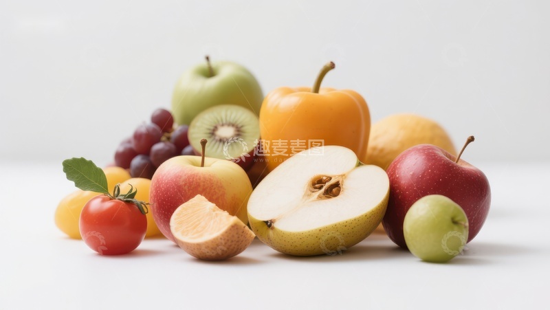 高清大图下载【趣麦麦图】新鲜水果组合展示