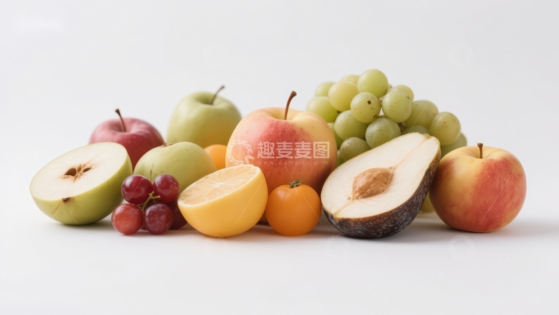 高清大图下载【趣麦麦图】新鲜水果组合展示