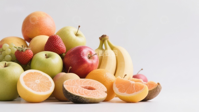 高清大图下载【趣麦麦图】新鲜水果组合展示