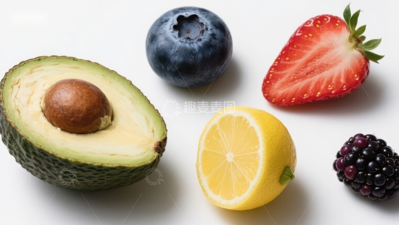 高清大图下载【趣麦麦图】新鲜水果组合展示