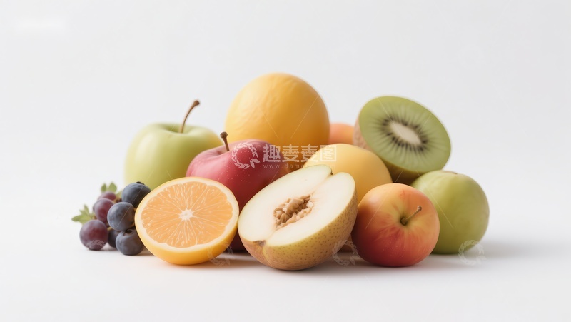 高清大图下载【趣麦麦图】新鲜水果组合展示