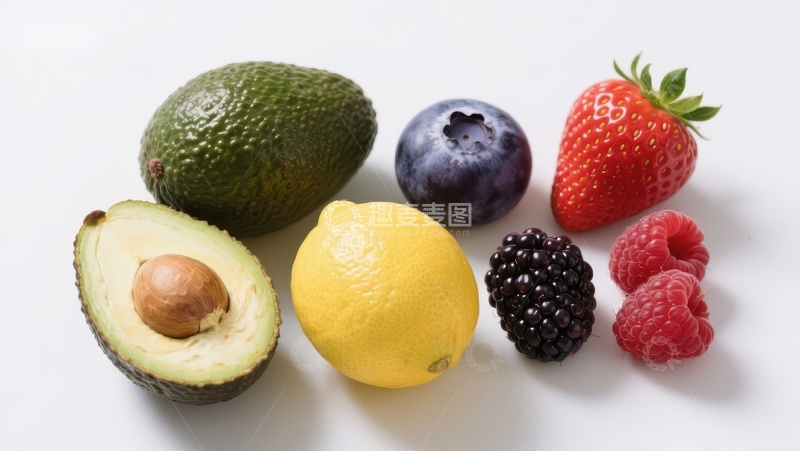 高清大图下载【趣麦麦图】新鲜水果组合展示