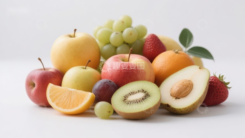 高清大图下载【趣麦麦图】新鲜水果组合展示