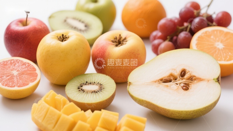高清大图下载【趣麦麦图】新鲜水果拼盘展示
