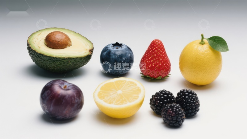 高清大图下载【趣麦麦图】新鲜水果展示