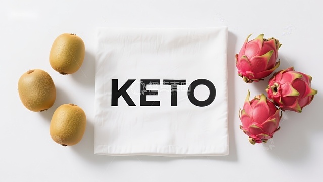Keto主题布巾与奇异果火龙果