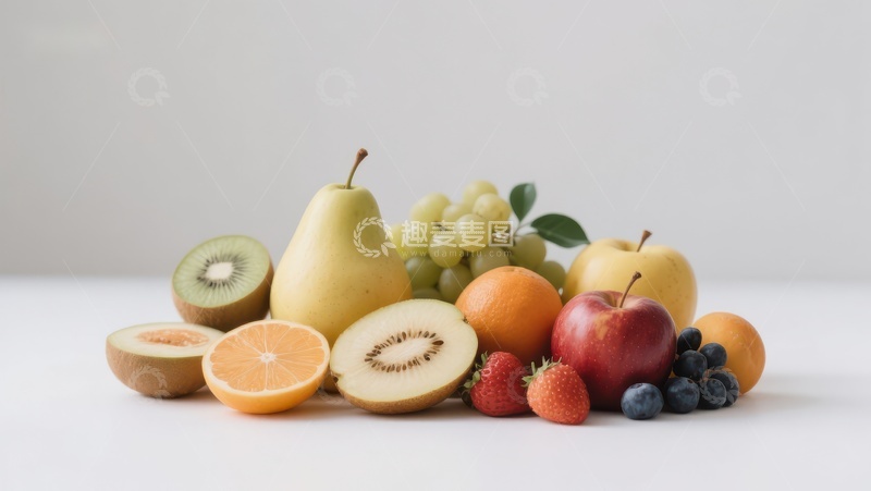 高清大图下载【趣麦麦图】新鲜水果组合展示