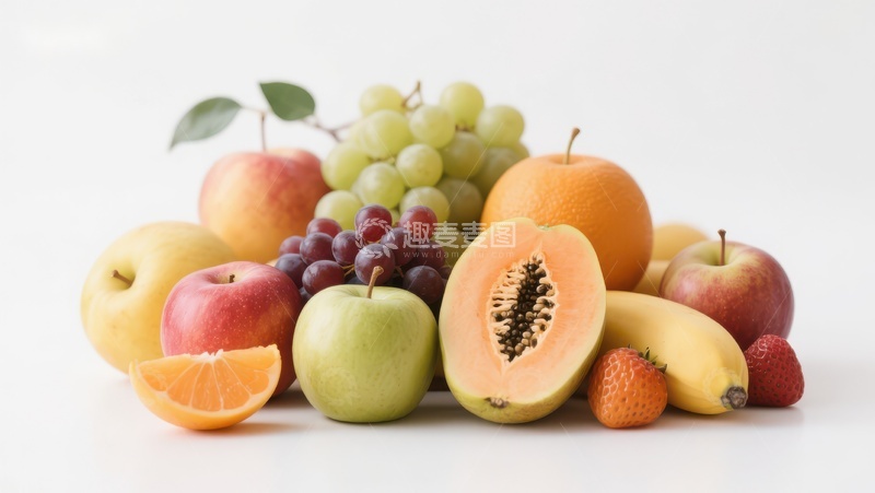 高清大图下载【趣麦麦图】新鲜水果组合展示