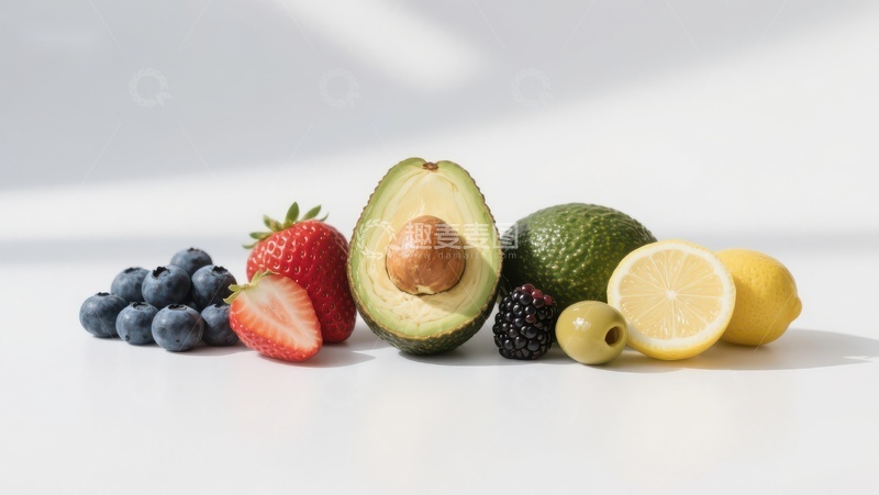 高清大图下载【趣麦麦图】新鲜水果组合展示