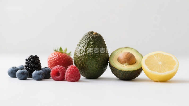 高清大图下载【趣麦麦图】新鲜水果排列展示