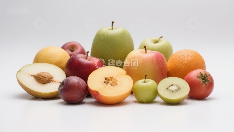 高清大图下载【趣麦麦图】多种新鲜水果的展示