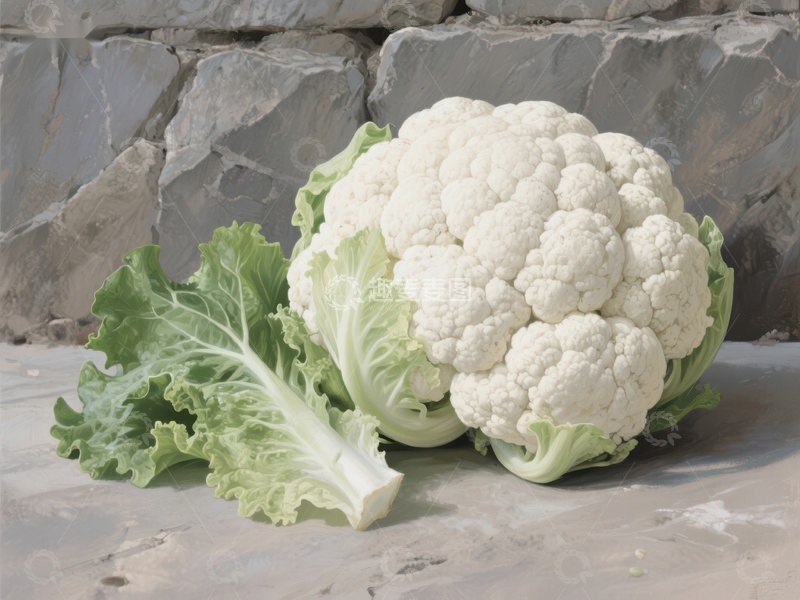 高清大图下载【趣麦麦图】新鲜花椰菜静物图