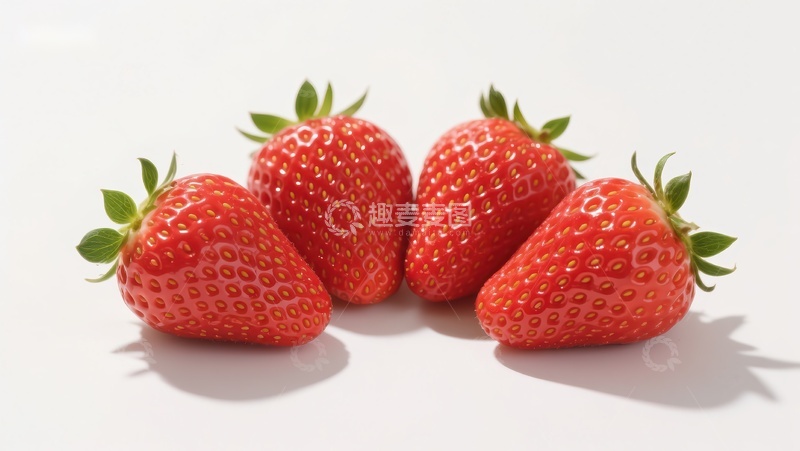 高清大图下载【趣麦麦图】新鲜草莓特写
