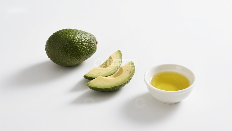 高清大图下载【趣麦麦图】新鲜牛油果与橄榄油的组合