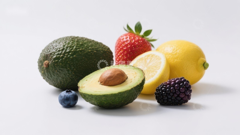 高清大图下载【趣麦麦图】新鲜水果组合展示