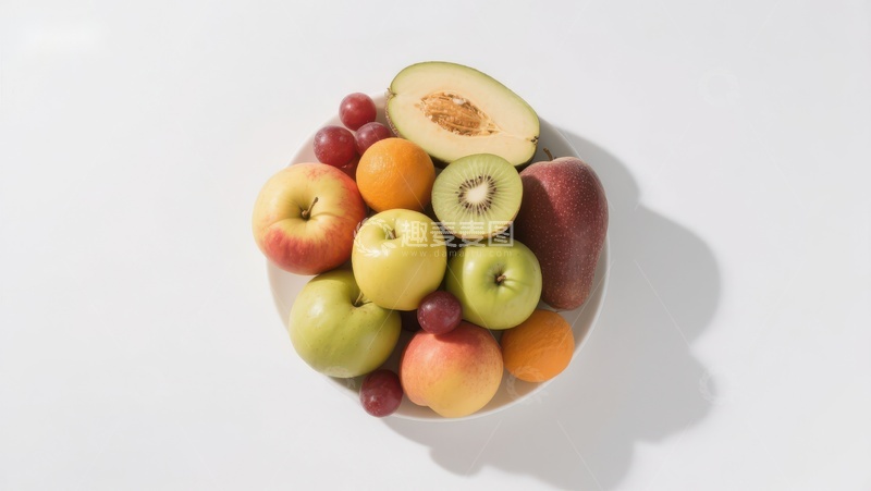 高清大图下载【趣麦麦图】新鲜水果组合，色彩缤纷