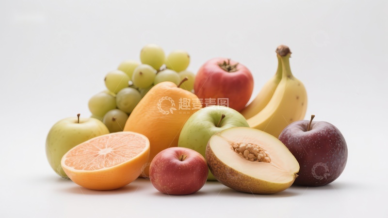 高清大图下载【趣麦麦图】新鲜水果组合展示