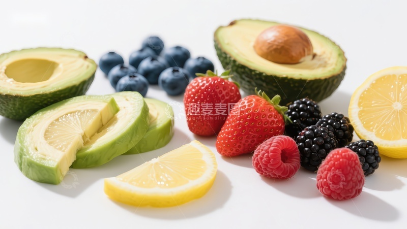 高清大图下载【趣麦麦图】新鲜水果组合展示