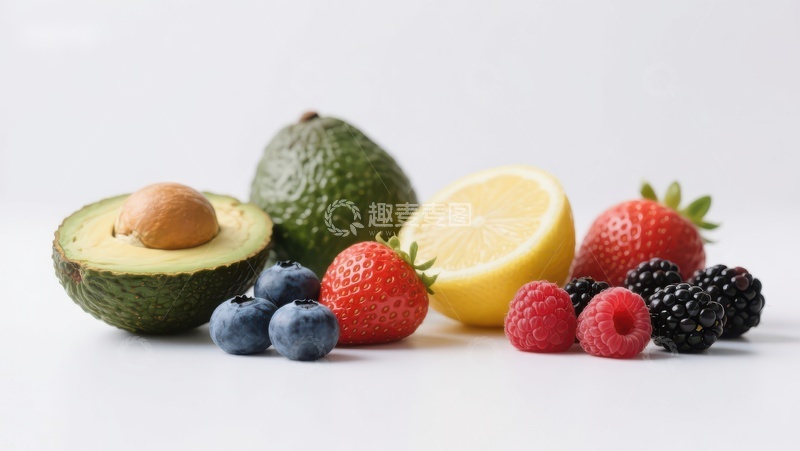 高清大图下载【趣麦麦图】新鲜水果组合展示