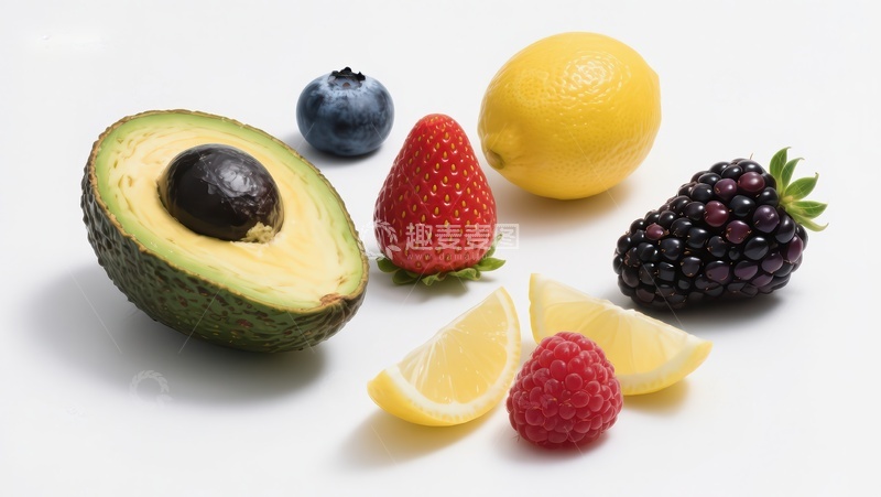 高清大图下载【趣麦麦图】新鲜水果组合展示