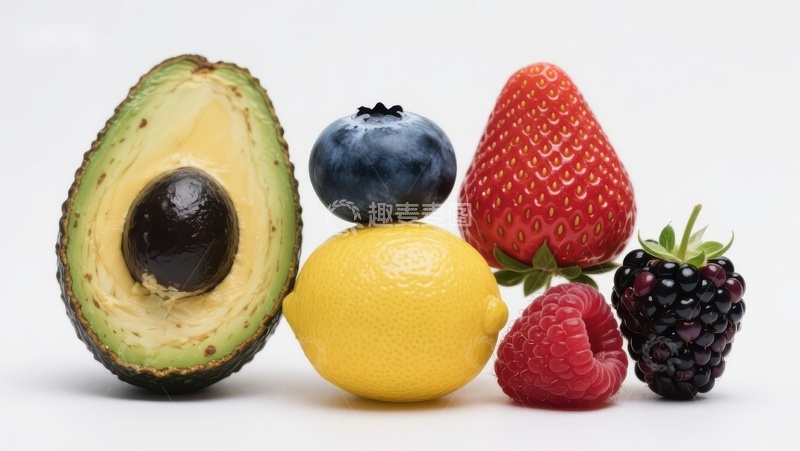高清大图下载【趣麦麦图】新鲜水果组合展示