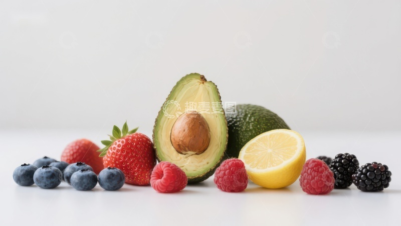 高清大图下载【趣麦麦图】新鲜水果组合展示