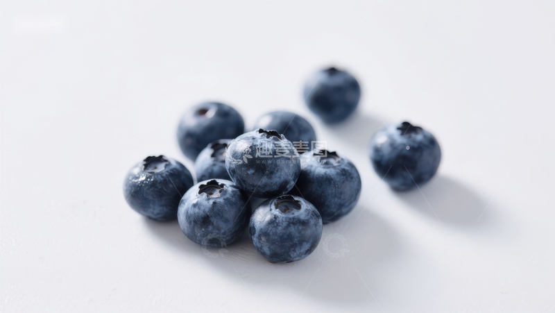 高清大图下载【趣麦麦图】新鲜蓝莓静物摄影