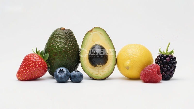 高清大图下载【趣麦麦图】新鲜水果排列展示