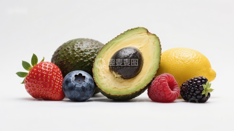 高清大图下载【趣麦麦图】新鲜水果组合展示