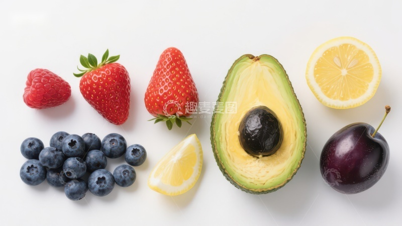 高清大图下载【趣麦麦图】新鲜水果拼盘展示
