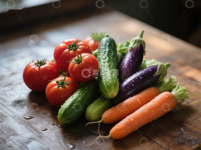 高清大图下载【趣麦麦图】新鲜蔬菜静物图