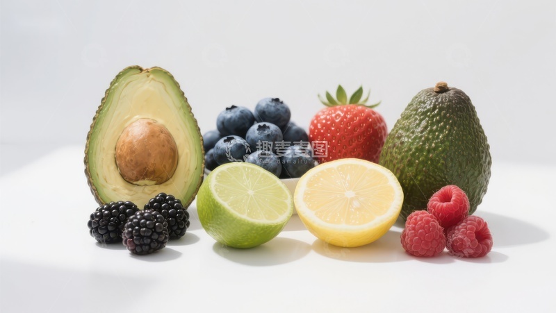 高清大图下载【趣麦麦图】新鲜水果组合展示