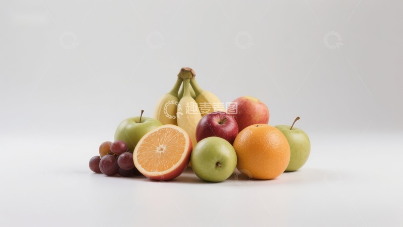 高清大图下载【趣麦麦图】新鲜水果组合静物图