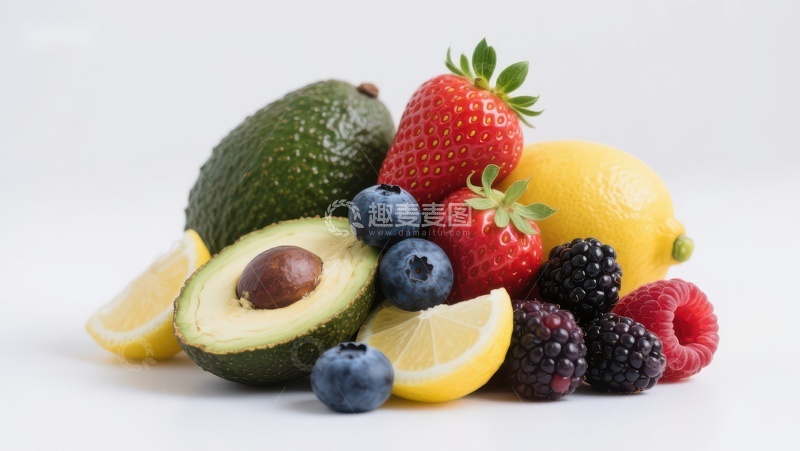 高清大图下载【趣麦麦图】新鲜水果组合展示