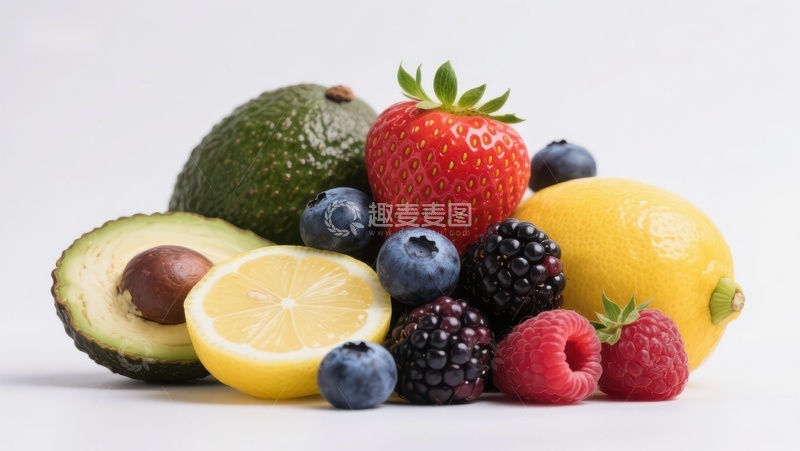 高清大图下载【趣麦麦图】新鲜水果组合展示