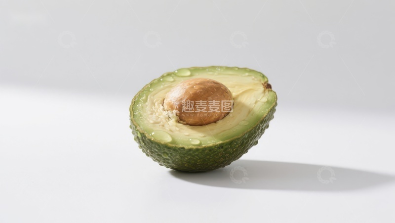 高清大图下载【趣麦麦图】新鲜切开的牛油果