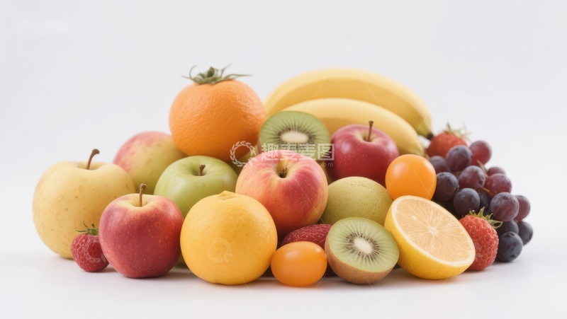 高清大图下载【趣麦麦图】新鲜水果堆叠展示