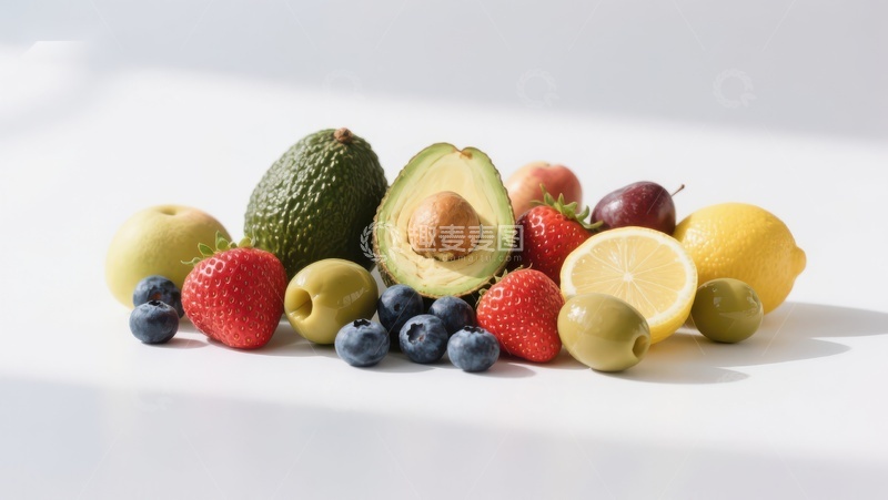 高清大图下载【趣麦麦图】新鲜水果集合展示