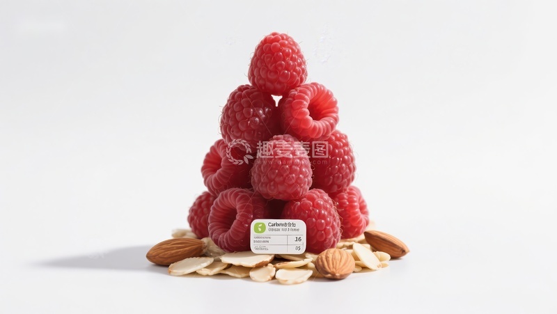 高清大图下载【趣麦麦图】树莓坚果堆叠展示