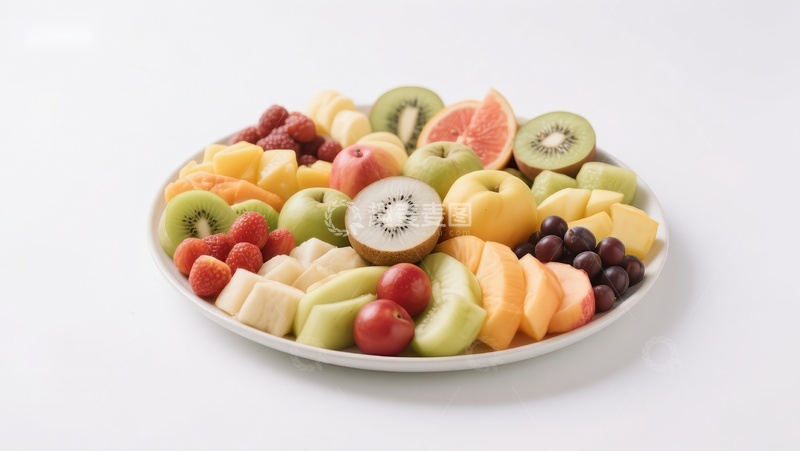高清大图下载【趣麦麦图】色彩缤纷的水果拼盘