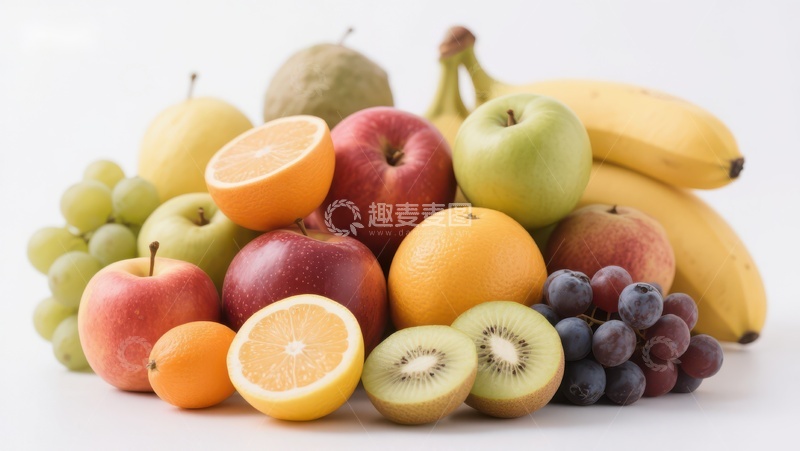 高清大图下载【趣麦麦图】新鲜水果堆叠展示