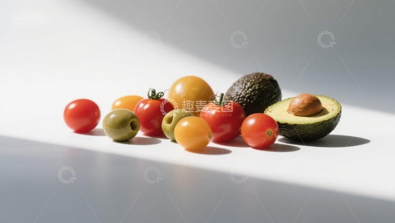 高清大图下载【趣麦麦图】新鲜果蔬静物组合