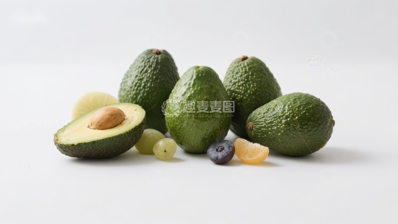 高清大图下载【趣麦麦图】新鲜牛油果与水果组合