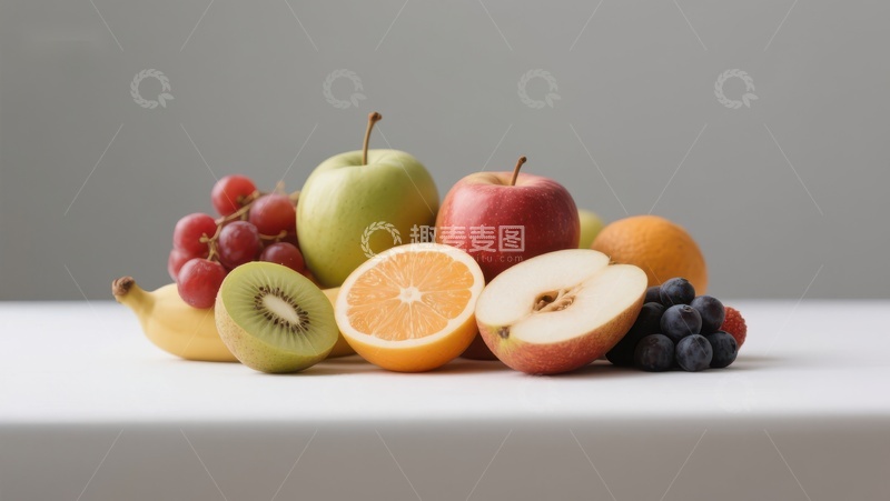高清大图下载【趣麦麦图】新鲜水果组合静物展示