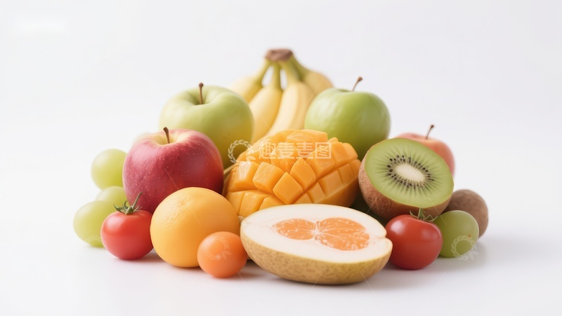 高清大图下载【趣麦麦图】新鲜水果组合展示
