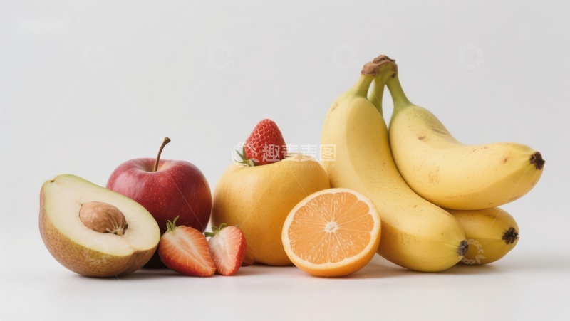 高清大图下载【趣麦麦图】新鲜水果组合展示