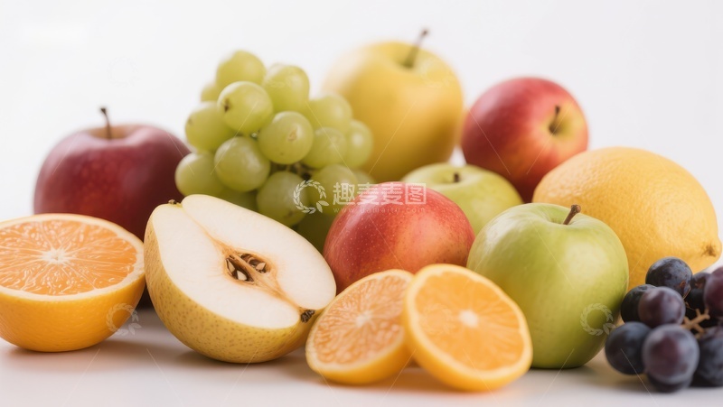 高清大图下载【趣麦麦图】新鲜水果组合展示